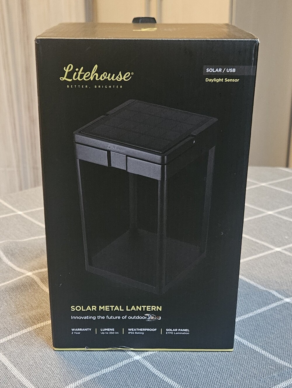Luxury Metal Solar Lantern